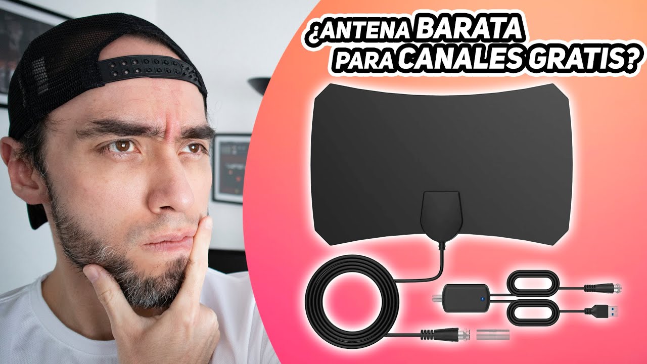 Antena TDT para uso interior ultra delgada DVB-T2 HDTV 1080p