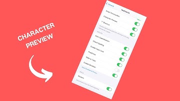 How to Turn on/off keyboard Character Preview on iPhone 15/iPhone 15 Pro Max