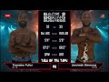 TREMAINE FULLER VS JEREMIAH SIMMONS