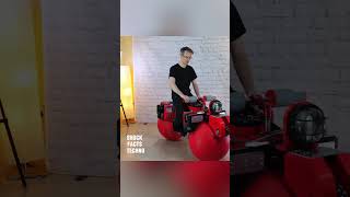 Инженер создал велосипед, который едет на двух шарах #технологии #инновации #short