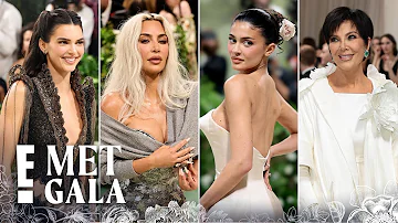 See Every Kardashian-Jenner Fashion Moment on the Carpet! | 2024 Met Gala