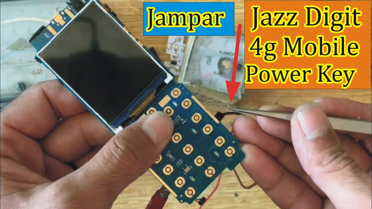 Jazz Digit 4g Mobile Power Key Jumper solution Jazz Digit 4g Mobile