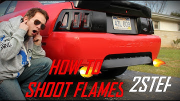 HOW TO MAKE YOUR CAR SHOOT FLAMES! (LOUD, 2 STEP)