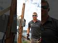 Installing a Temporary Power Pole for a Kelowna Construction Site