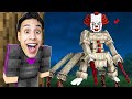 الهروب من المهرج الشرير المرعب في ماينكرافت عندة قدرات خارقة 
