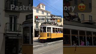 🚋 Lisbon Tramways passing 🥧Pastéis de Belém toward Jerónimos Monastery 🇵🇹 #lisbon #portugal