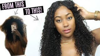 POPPIN HAIR HACK!! Revive Your Curly Hair With...FABRIC SOFTNER?! ft. Nadula Hair Aliexpress