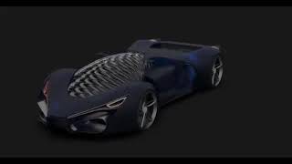 Ferreri Car design modeling in software screenshot 1