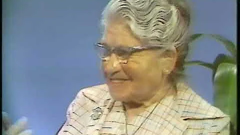 Bessie Kriesberg 1979 TV Interviews