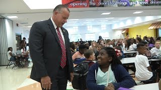 First Day with Cobb Schools Superintendent