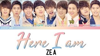 ZE:A[제국의아이들] Here I am (COLOR CODED LYRICS HAN/ROM/ENG) Resimi