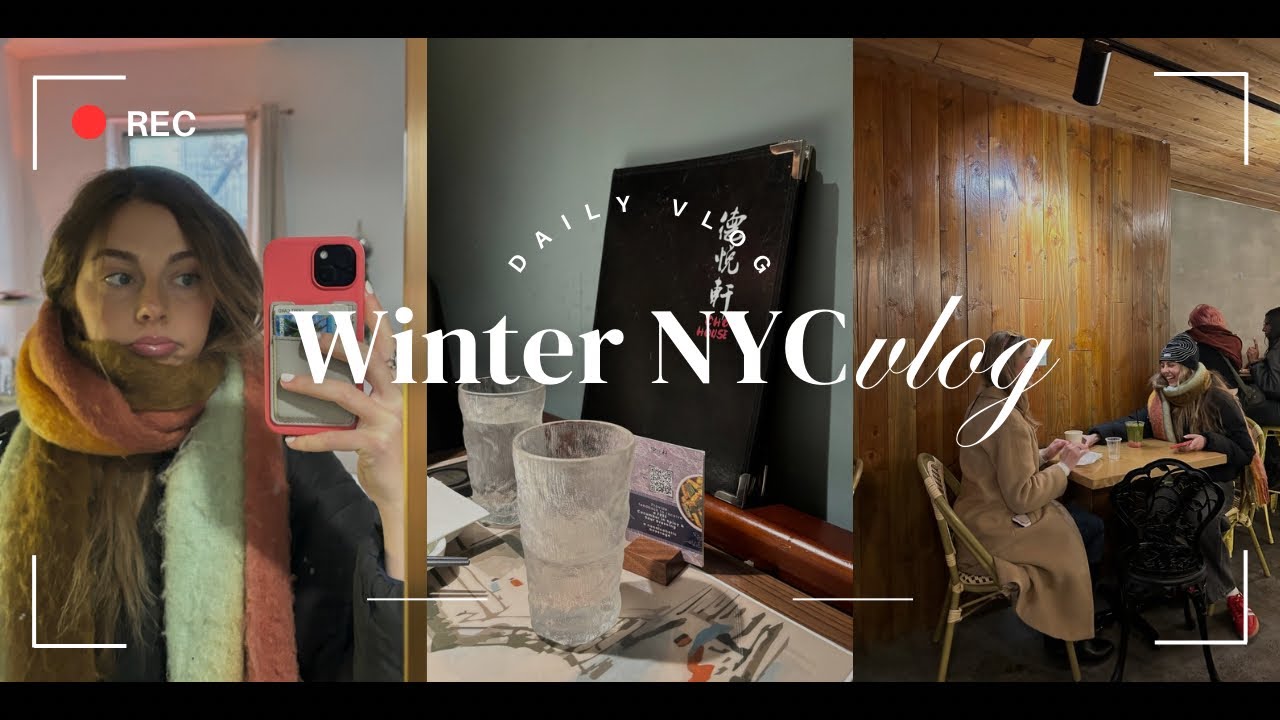 NYC vlog | cafe hunting, friends, and stranger danger