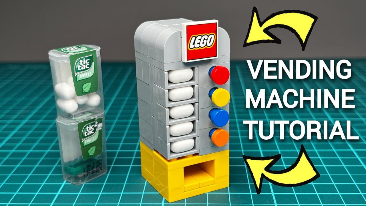 How to make a Lego TicTac Vending Machine YouTube
