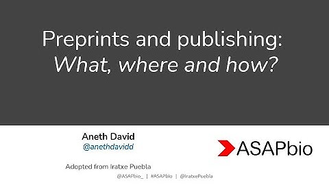 Introduction to Preprints: The WHAT, WHERE & HOW | THGO Journal Club 2024