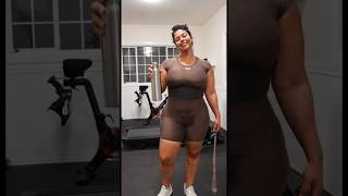 Did the bare minimum today but that’s better than nothing! #fitnessdiary  #plussizefitnessjourney Content