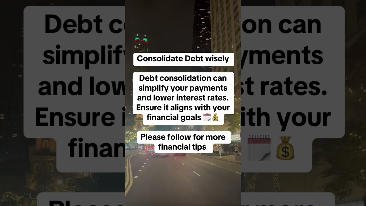 Consolidate your debt and save on interest rates 