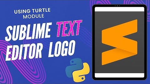Create sublime text editor logo using turtle| python | Py Ideas 💡