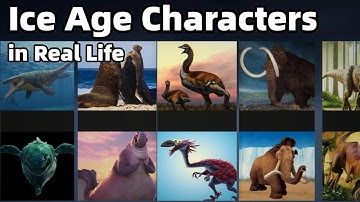 Ice Age Characters in Real Life | What Animals Are They Based On? 🦣🐯🦥