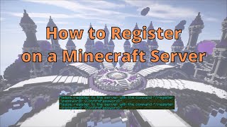 How to Register on Minecraft Servers