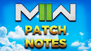 MW2 Patch Notes!