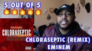 Eminem - Chloraseptic (Remix) ft. 2 Chainz \& Phresher REACTION !! BEST VERSE OF THE YEAR !!