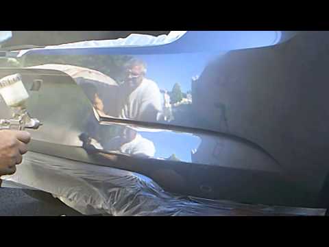 Video Retouche peinture pare choc arrière voiture - youtube