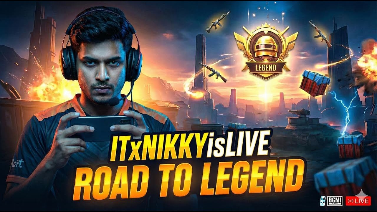 ROAD TO LEGEND | ULTIMATE ROYAL OR WHAT | BGMI LIVE | ITxNIKKYisLive | 