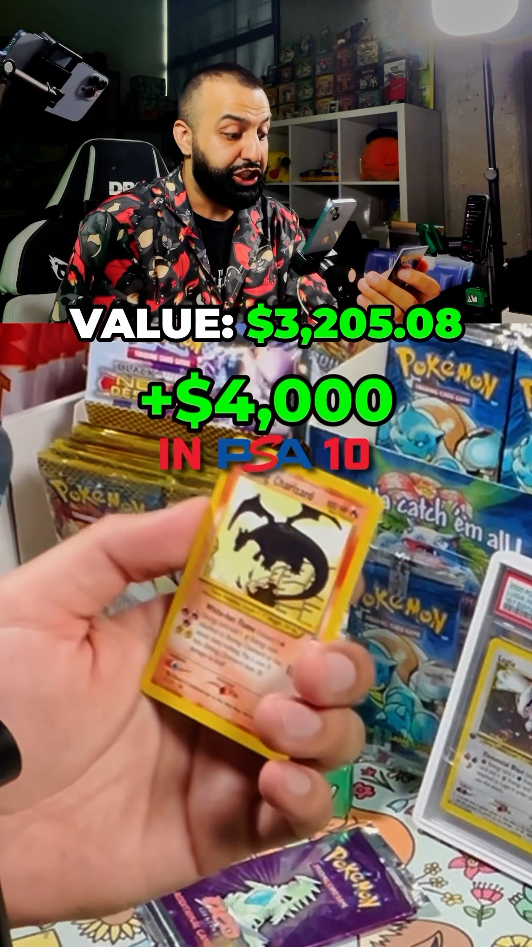 Clovr Cards pulls the Shining Charizard from Neo Destiny