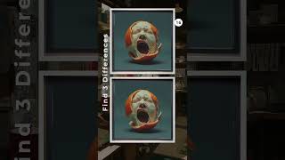 Find 3 Differences in orange face  #findthedifferences  #spotthedifferences