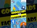 Google Ads vs Facebook Ads in Telugu | Which is Better for Your Business? 🤔💡