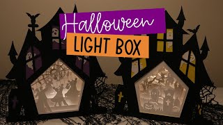 Cricut Halloween Shadow Box with Lights Decoration @SVGNationGraphics