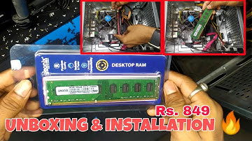 Geonix 8GB Ram DDR3 1600MHz Unboxing & installation In 2023 | Best DDR3 Ram For Gaming & Editing