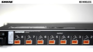 Shure Microflex Wireless: Networkability