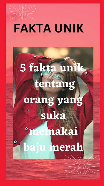 jika kamu suka pakai baju merah ini faktanya#shorts