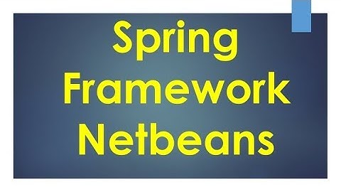 Spring Framework Example on Netbeans
