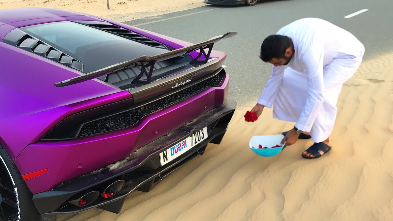 FILLING LAMBO EXHAUST WITH ROSES!! *bad idea* YouTube