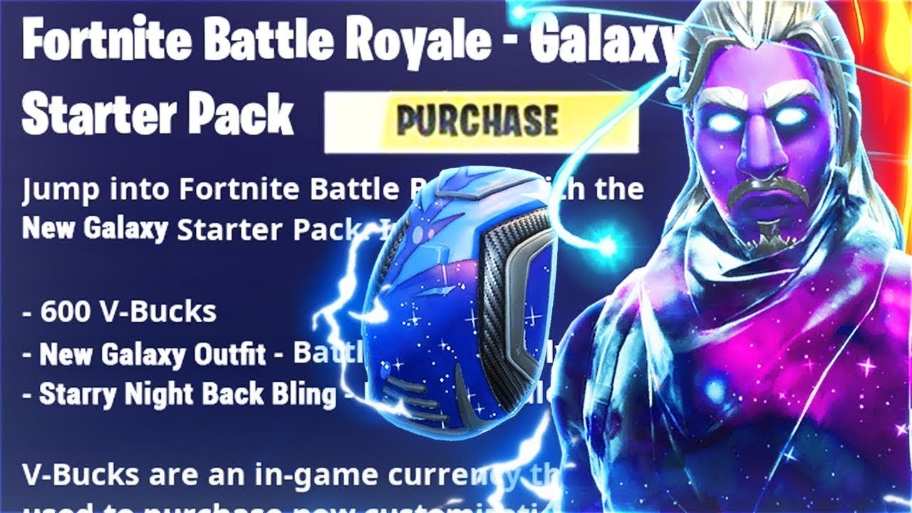 New LEAKED Galaxy Fortnite Starter Pack! / Fortnite Battle Royale