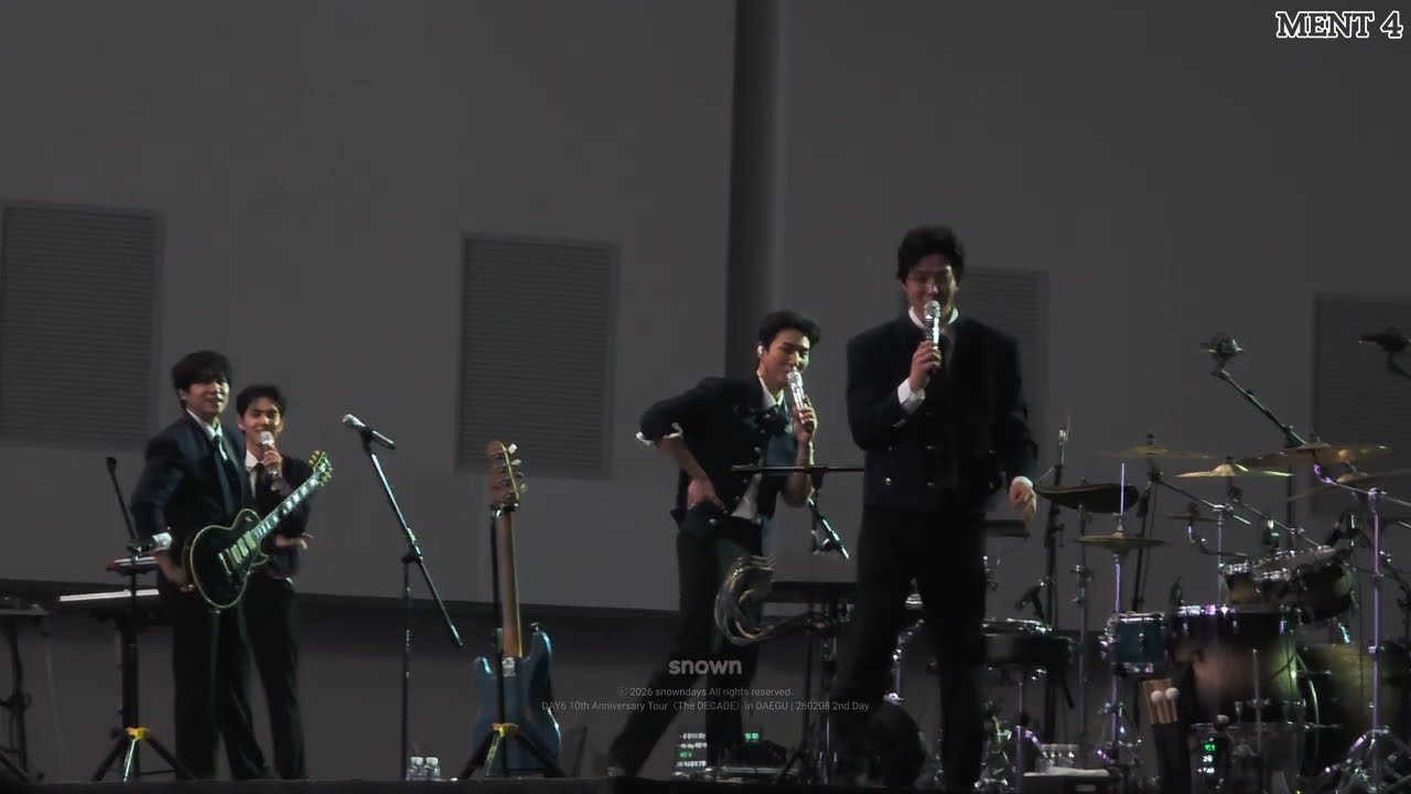 데이식스 대구 막콘 멘트 모음 260208 MENT 1~6 토크 몰아보기｜DAY6 10th Anniversary Tour〈The DECADE〉in DAEGU