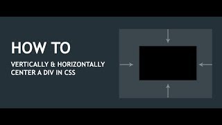 How to center an element Horizontally and Vertically with CSS