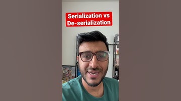 Serialization vs de-serialization #shorts