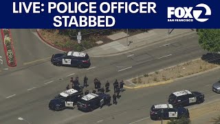 LIVE 🔴 San Jose police officer stabbed | KTVU