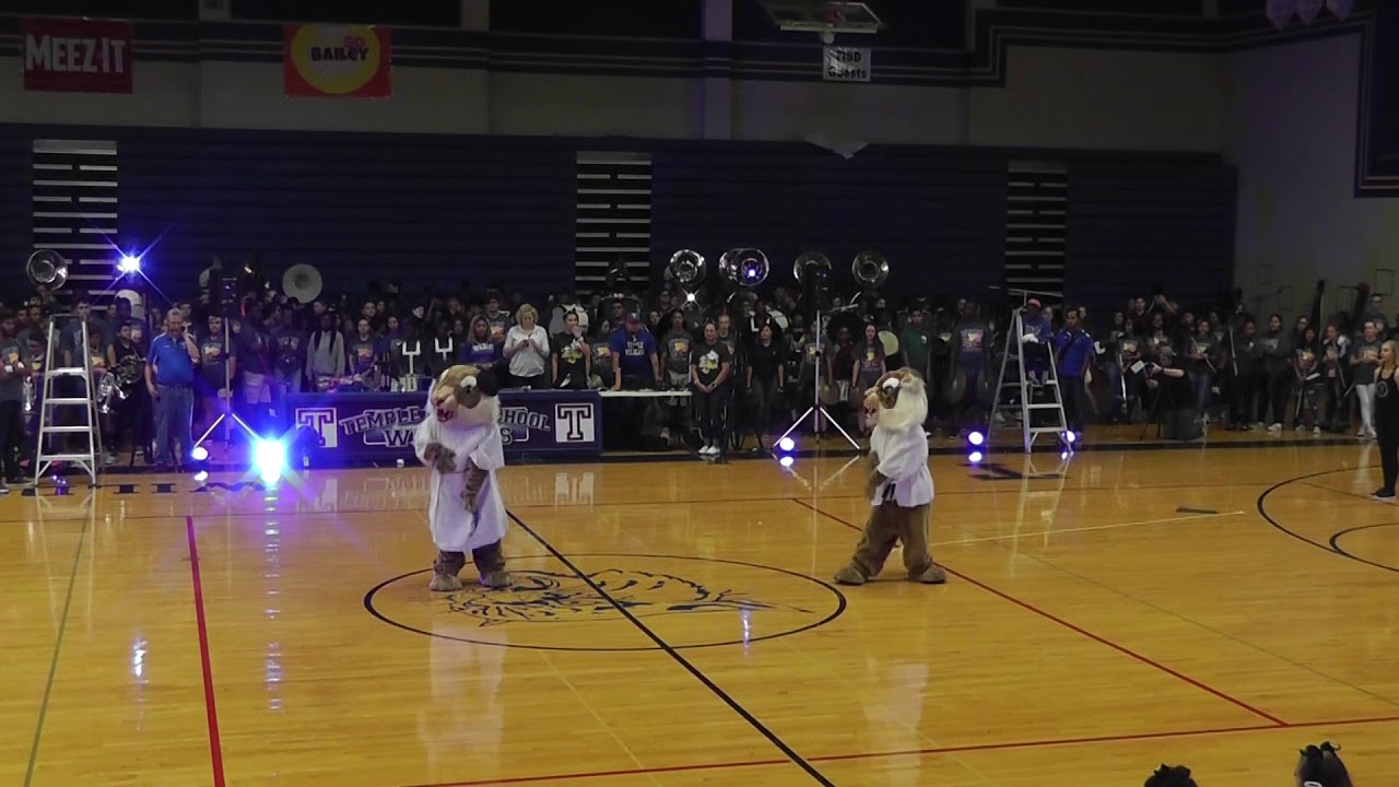 Temple High School Pep Rally Star Wars Mascot Skit YouTube