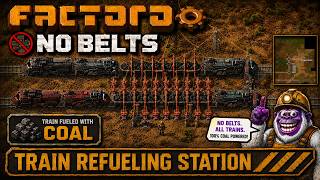 Train Refueling Station - Factorio Space Age DLC S4 Ep4