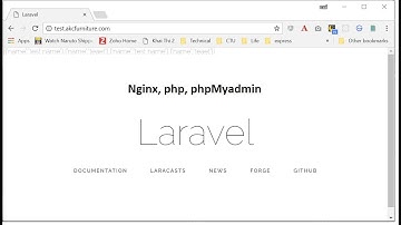 Cài đặt NGINX, PHP, MariaDB, phpMyAdmin, Laravel 5.x trong Ubuntu 16.04 cho Server thật
