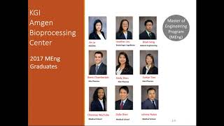 KGI Webinar: Master of Engineering in Bioprocessing (MEng)