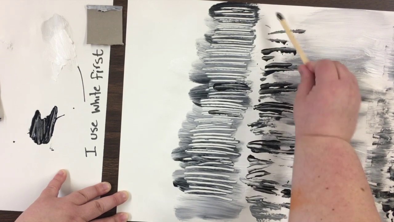 Birch Bark Painted Paper