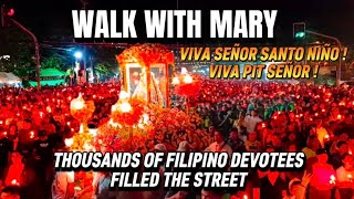 WALK WITH MARY 2026 - FILIPINO DEVOTEES FILLED THE STREET #walkwithmary #vivapitsenyor #cebucity 