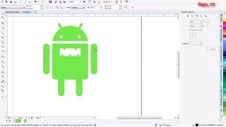 CorelDraw Tutorial - How to Draw Android Logo