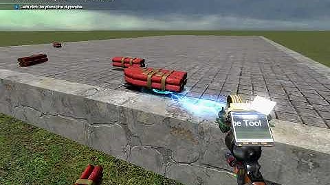how to die whith dinamite whith out explode in gmod (steps)