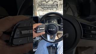 #KiaSonetwithoutwiringcuttinginstallationstaringwheelControl Kia Sonet staring wheel Control